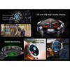 Black Outdoor Smartwatch with Speaker Waterproof Dustproof LCD Bluetooth Intelligent