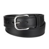 Dickies Men's 3 Row Stitch Heavyweight Leather Belt, Black, Medium
