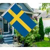 Sweden Flag,3x5 FT Swedish Flag,36x60 Inch Large Digitial Double-Printed Durable