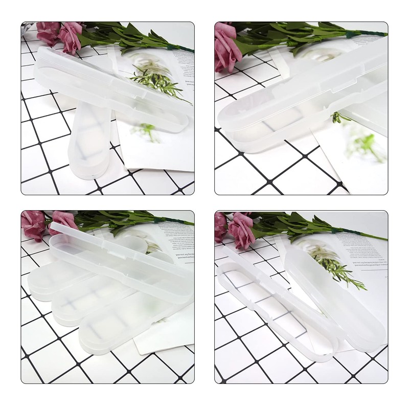 Honbay 4PCS Plastic Digital Thermometer Storage Case Containers Acne Needle