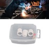 6PCS Torch Adapter Kit Ceramic Red Copper Welding Torch Mount