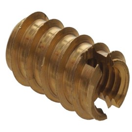 Hillman 3021 3/8-16-Inch Brass Wood Inserts (15/32" Drill Size), 8-Pack