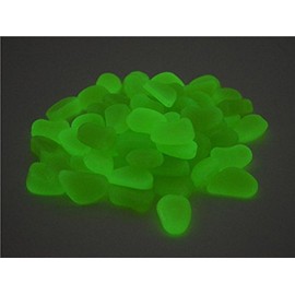 Kögler Gmbh Luminous Decorative Stones 250 g Approx. 80 Stones Yellow/Yellow 1.5 - 3.0 cm