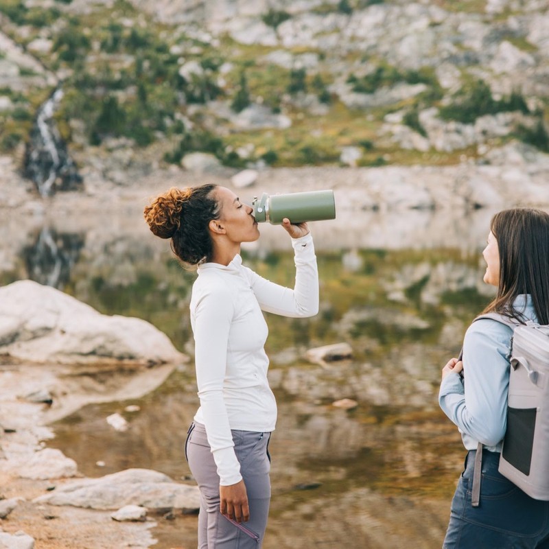 RTIC 32oz Outback Water Bottle, Ceramic Lined, Insulated, Stainless Steel,