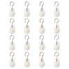 UFURMATE Single Pulley Roller, 16Pcs Mini Plastic Pulley Hooks 360
