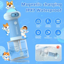Electric Dog Shampoo Dispenser IPX7 Automatic Dog Soap Dispenser Soap Frother Dogs Grooming Bath Brush for Dogs and Cat Bathing Shampoo Sprayer Foamer Pet Bath Supplies