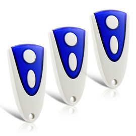 Replacement for Novotron 502 Handheld Transmitter, Garage Door Opener 433.92 MHz, 2 Channel, Remote Control Compatible with Novoferm Handheld Transmitter 502 MAX43-2, Novotron 512 MIX43-2