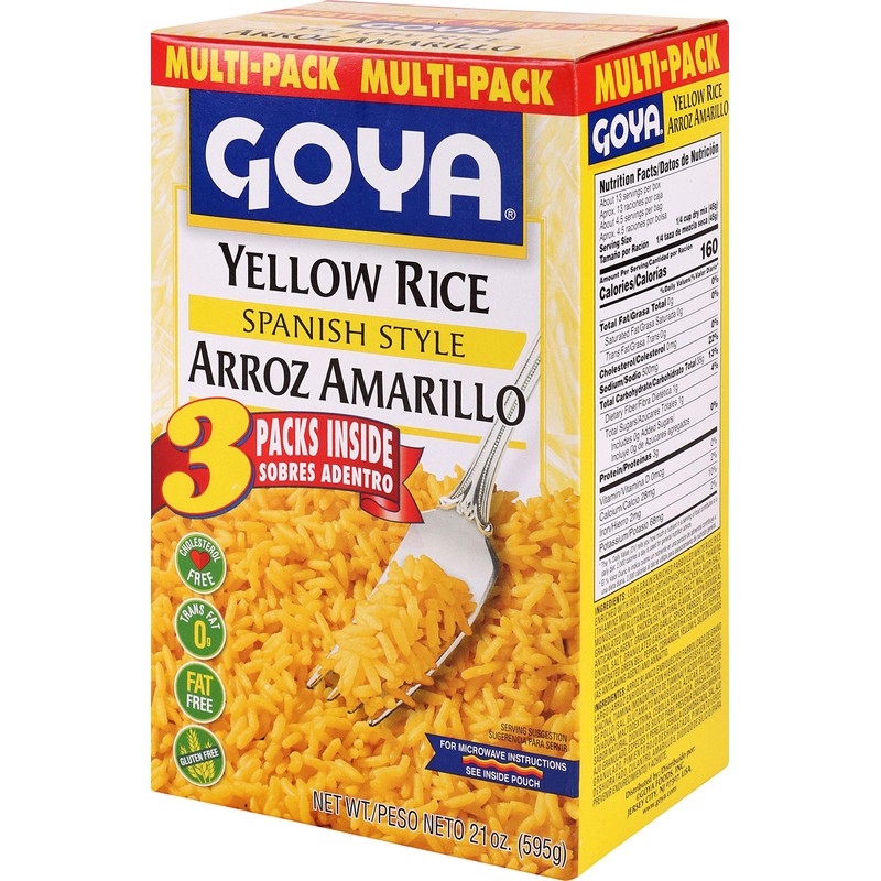 Goya Yellow Rice Mix Multi Pack, 21 oz, 2-Pack