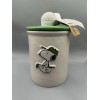 Rae Dunn Peanuts Snoopy Golf TEE TIME Canister With Golf