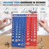 82 Nut and Bolt Thread Checker Standard and Metric, Screw