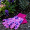 Kent & Stowe Kids Gardening Gloves Dinosaur Pink