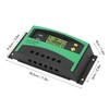 Solar Charge Controller PWM Panel Regulator 12V 24V 30A with