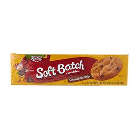 Keebler Soft Batch Cookies, Chocolate Chip, 2.2 oz Pouches (Pack of 12)