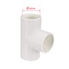 sourcing map 40mm Slip Tee PVC Pipe Fitting, T-Shaped Coupling