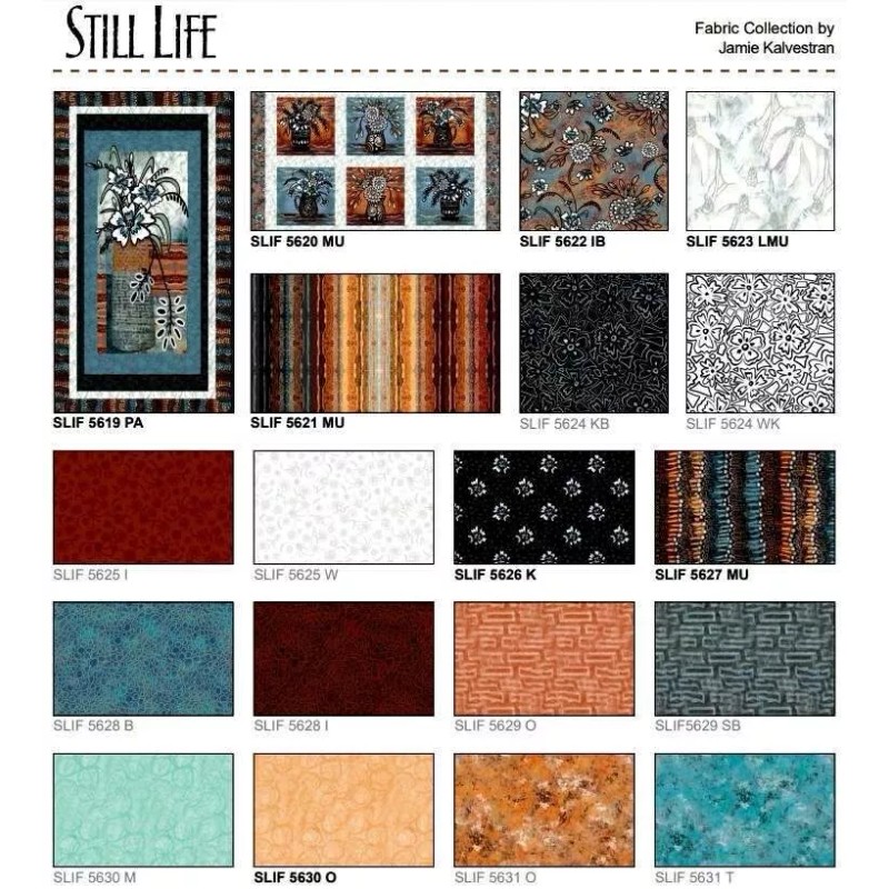 P&B Textiles - Still Life - 24" X 43.5" Fresh