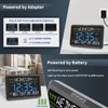 DreamSky Digital Clock with Date and Day of Week -