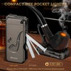 FANKAI Pipe Lighter with Stand, 3 in 1 Cleaner Tools,