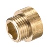 TOP-VIGOR 1Pc Brass Extension Pipe Fitting, 20mm Length Shower Head