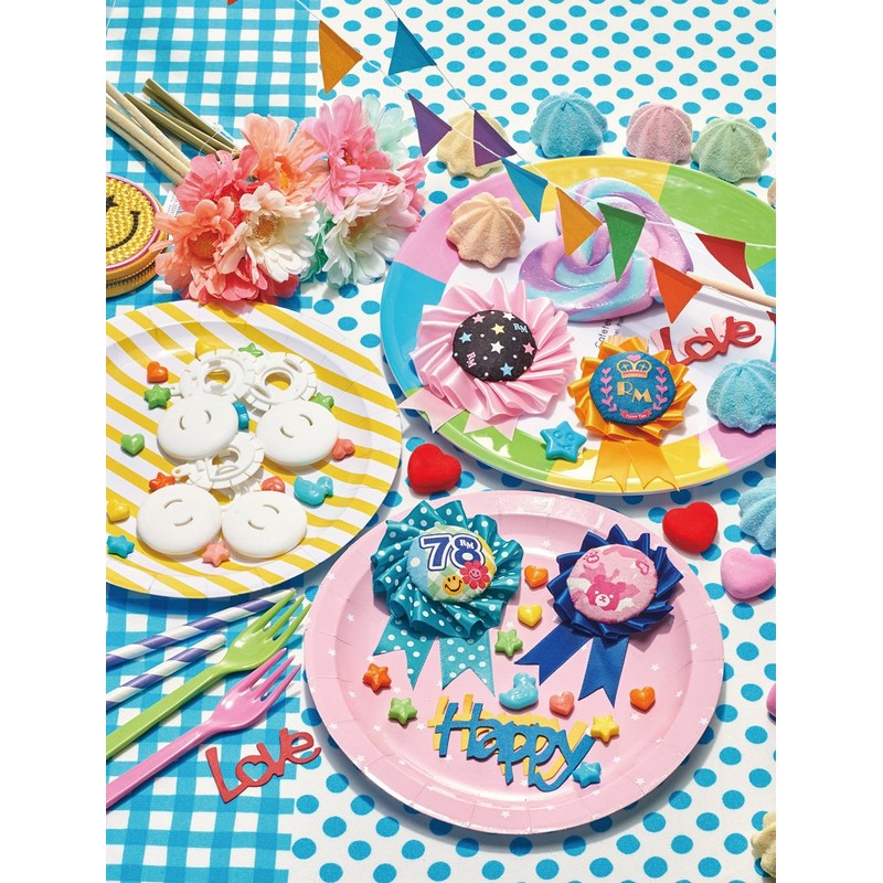 Rosette makeup exclusive walnut button set