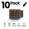 Specora - Spiral Hair Scrunchies Pack of 10 - 5