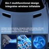6in1 Car Wireless Inflatable Pump Portable Tire Inflator Intelligent Window