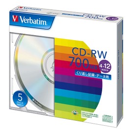 Mitsubishi Chemical Media Verbatim Repeated Record For CD RW sw80eu5 V1 (4 – 12 X Speed/5 Pieces)