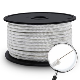 Artilife Flag Pole Rope,5/16" Wire Center Flagpole Rope,Braided Polyester Line with Steel Center Marine Grade (5/16" x 150 Ft)