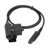 U94 PTT Cable Plug Headset Adapter Fit for Baofeng UV9R/UV9RPLUS/UVXS
