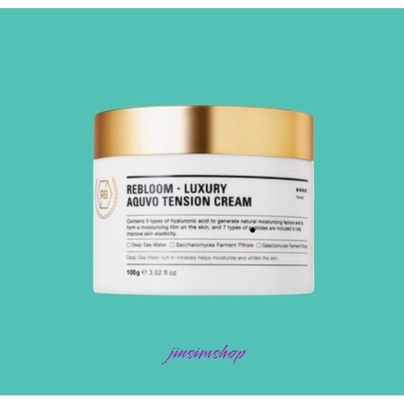 Ribble Lively Rebloom Luxury Akubo Moisture Tension Cream 100ml /