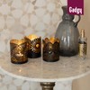 Gadgy Tea Light Holder Black Gold - Lantern Dining Table