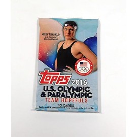 2016 Topps US Olympic & Paralympic Trading Card Pack Sealed (10 Cards)