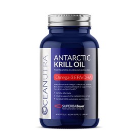 100% Pure Organic Krill Oil 1000mg, 60-Day, Omega 3, Highest Concentration 56% Phospholipids, Wild Caught, Sustainable Traceable Antarctic SuperbaBoost, Astaxanthin, Heart, Skin Care, No Fish Oil