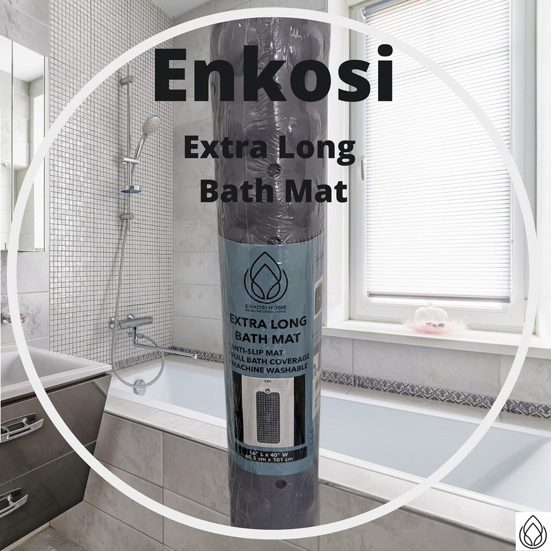 ENKOSI Bath Mat - Large Non Slip Bathtub & Shower