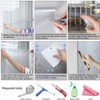 HIDBEA 3D Decorative Window Privacy Film Non-Adhesive Heat Control UV