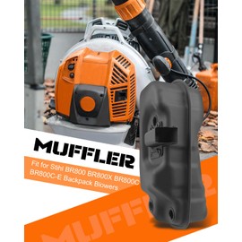 VelvetunVillay Muffler Replacement Fit for Stihl BR800 BR800X BR800C BR800C-E Backpack Blower, Replace 4283-140-0611 4283 140 0611 42831400611