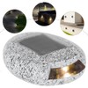 Outdoor Solar Power Waterproof Lights Imitation Stone Lamp Garden Lawn