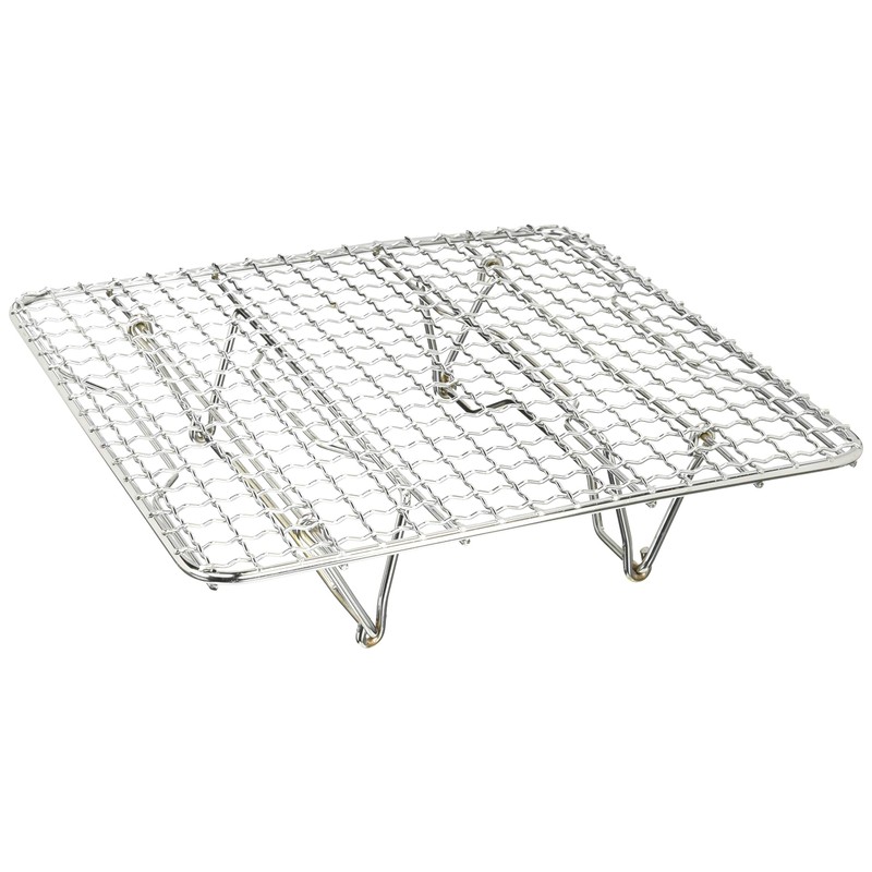 Captain Stag Square Baking Wire Tray with Legs for Dutch