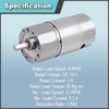 JYUDAUFU DC 12V 12RPM Gear Micro Motor High Torque Electric