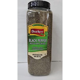 Durkee Regular Grind Black Pepper, 18 oz (Pack of 1)