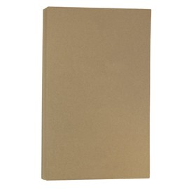 JAM PAPER Legal Matte 60lb Cardstock - 8.5 x 14 Coverstock - 162 GSM - Brown Kraft Paperbag - 50 Sheets/Pack