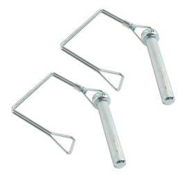 Square Pto Pin 2Pcs Set, Coupler Pin 5mm Diameter, Carbon steell Shaft Locking Pin, Small Size Trailer Pin (40 x 40 x 40mm)