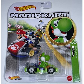Hot Wheels - Mario Kart - Yoshi - Pipe Frame - 2023 - Mint/NrMint Ships Bubble Wrapped in a Box