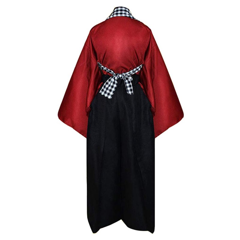 DJF Disfraz samurái japonés de Kendo Hakama Aikido para hombre,