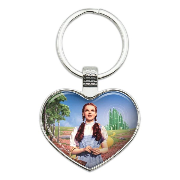 GRAPHICS & MORE Wizard of Oz Dorothy Character Keychain Heart