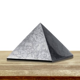 Shungite Polished Pyramid 8cm & 4cm