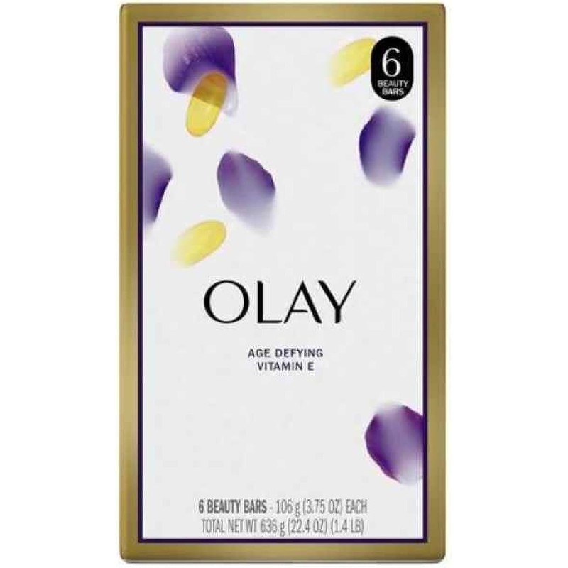 Olay- Jabón en barra Age Defying Moisturize Outlast Beauty con