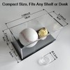 Baseball Display Case for 2 Golf/Tennis Balls, Small Collectibles.