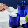 Qtip Holder Bathroom Set with Tray(4PCS) - 3 Pack Acrylic