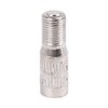 X AUTOHAUX 4 Pcs 27mm Chrome Plated Brass Screw-on Valve