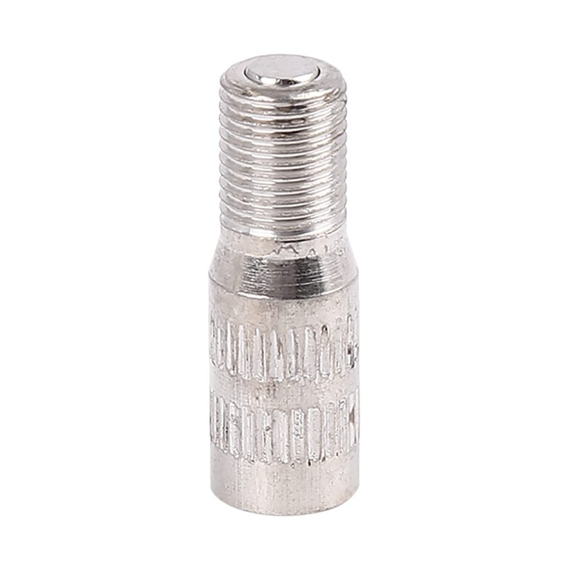 X AUTOHAUX 4 Pcs 27mm Chrome Plated Brass Screw-on Valve